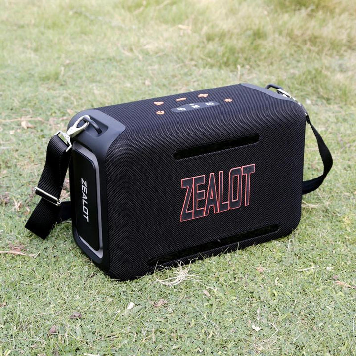 ZEALOT S95 120W Waterproof Wireless Speaker - Portable Rechargeable Sound System with LED Light for Home, Outdoor, Camping, and Parties - Perfect Gift for Men