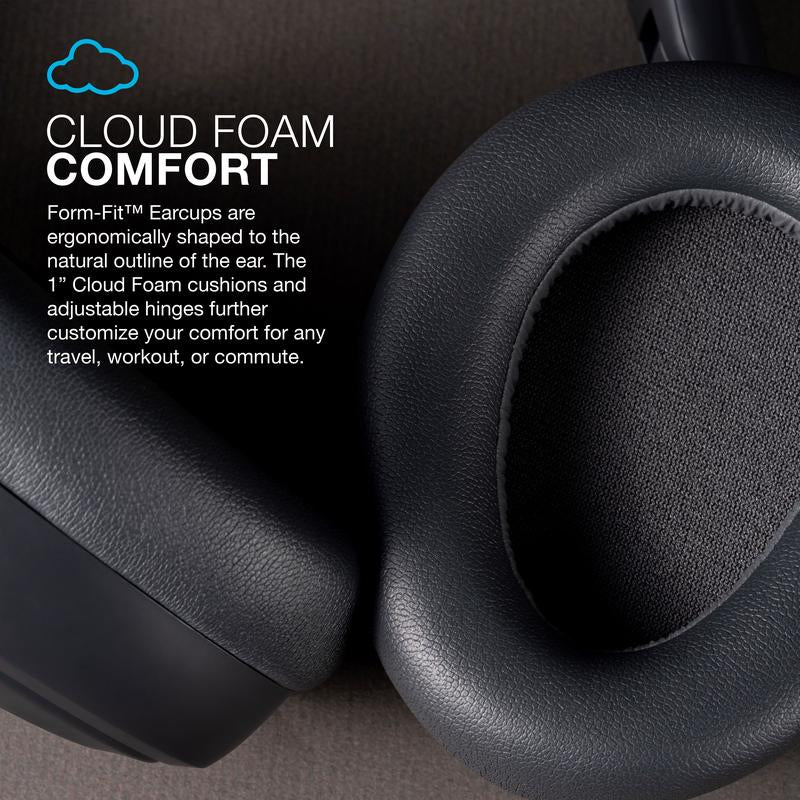 JLab Jbuds Lux Active Noise Cancelling Headphones & Mini Earbuds Gift Set - Premium Sound in Graphite & Black