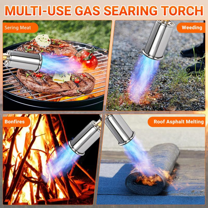 Ultimate Kitchen Torch - 700,000 BTU Culinary Blow Torch for BBQ, Steak, and Creme Brulee - Perfect Outdoor Cooking & Campfire Starter - Ideal Christmas Gift!
