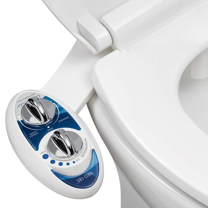 LUXE NEO 185 Bidet Attachment - Self-Cleaning Dual Nozzle, Adjustable Water Pressure for Ultimate Comfort and Hygiene