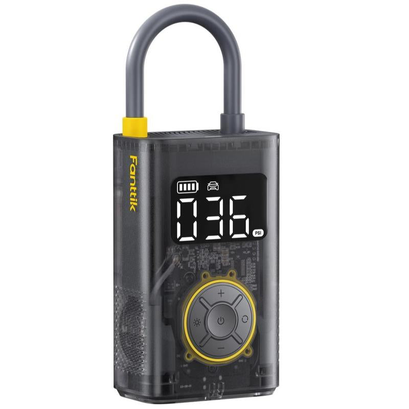 Fanttik X9 Pro Cordless Tire Inflator - 150PSI High-Pressure, Smart ON/OFF Hose, Lightweight 17Oz, 4+N Auto Stop Modes