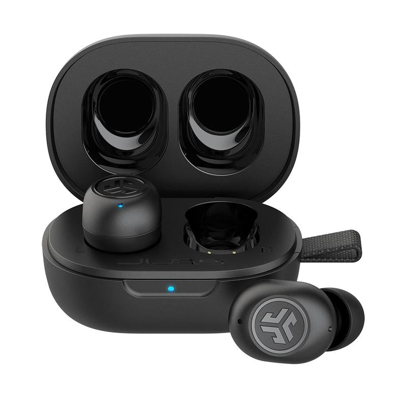 JLab JBuds Mini Earbuds - Ultra-Compact Bluetooth Earbuds with Keyring Fit, Safe Mode, and Custom EQ for Android/iPhone