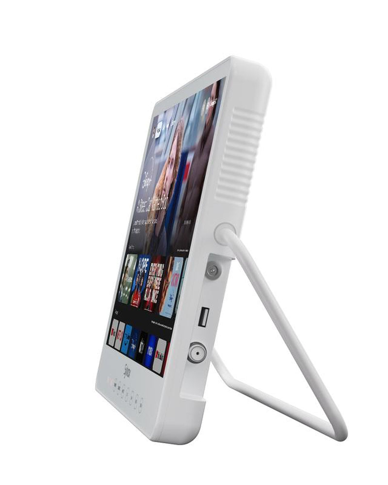 SYLVOX 15.6" Waterproof Portable TV with Google Smart TV, Dual Speakers & 1080P FHD - Ultimate On-the-Go Entertainment!