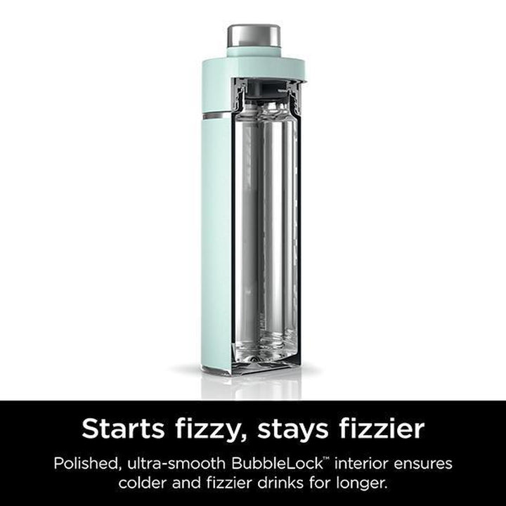 Ninja Thirsti 24Oz Travel Water Bottle - Perfect for Sparkling Drinks, Keeps Fizz Fresh & Cold, Leak Proof Design