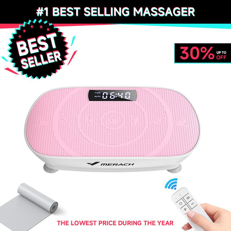 Revitalize Your Fitness Routine: MERACH Vibration Plate Exercise Machine for Whole Body Wellness and Lymphatic Drainage