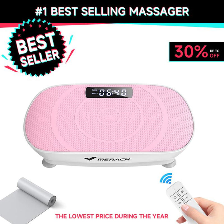 Revitalize Your Fitness Routine: MERACH Vibration Plate Exercise Machine for Whole Body Wellness and Lymphatic Drainage
