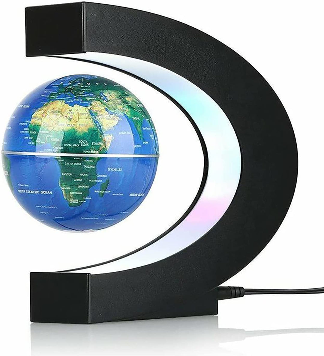 Magnetic Levitation Globe with LED Light - Stunning Floating Lamp Decor & Ultimate Tech Gift for Men, Dads, Husbands, Boyfriends, Kids, and Bosses