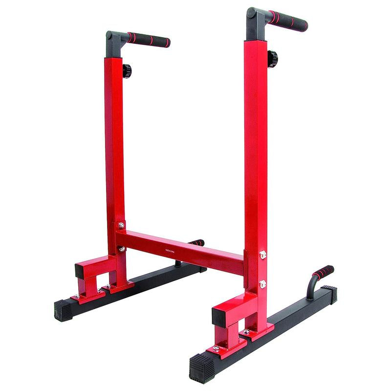 Balancefrom 500Lb Capacity Multi-Function Home Gym Dip Stand & Pull-Up Bar - Ultimate Upper Body Workout Equipment for Triceps and Strength Training