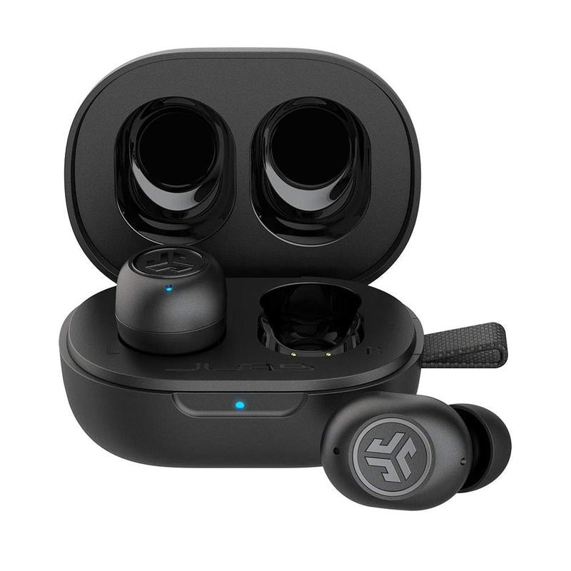 JLab JBuds Mini Earbuds - Ultra-Compact Bluetooth Earbuds with Keyring Fit, Safe Mode, and Custom EQ for Android/iPhone