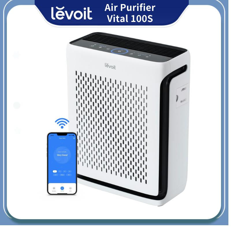 LEVOIT Vital 200S Smart WiFi Air Purifier - HEPA Washable Filter for Large Rooms up to 1900 Ft², Eliminates Allergens, Pet Hair, Smoke & Odors