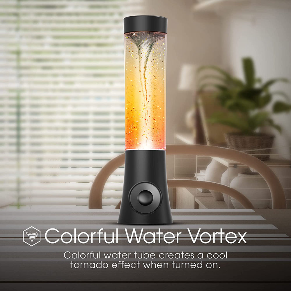 Vortex Tornado TWS Bluetooth Speaker - Portable, Bass-Boosted with 7 LED Light Show & Dual Connectivity for Ultimate Home and Outdoor Enjoyment!