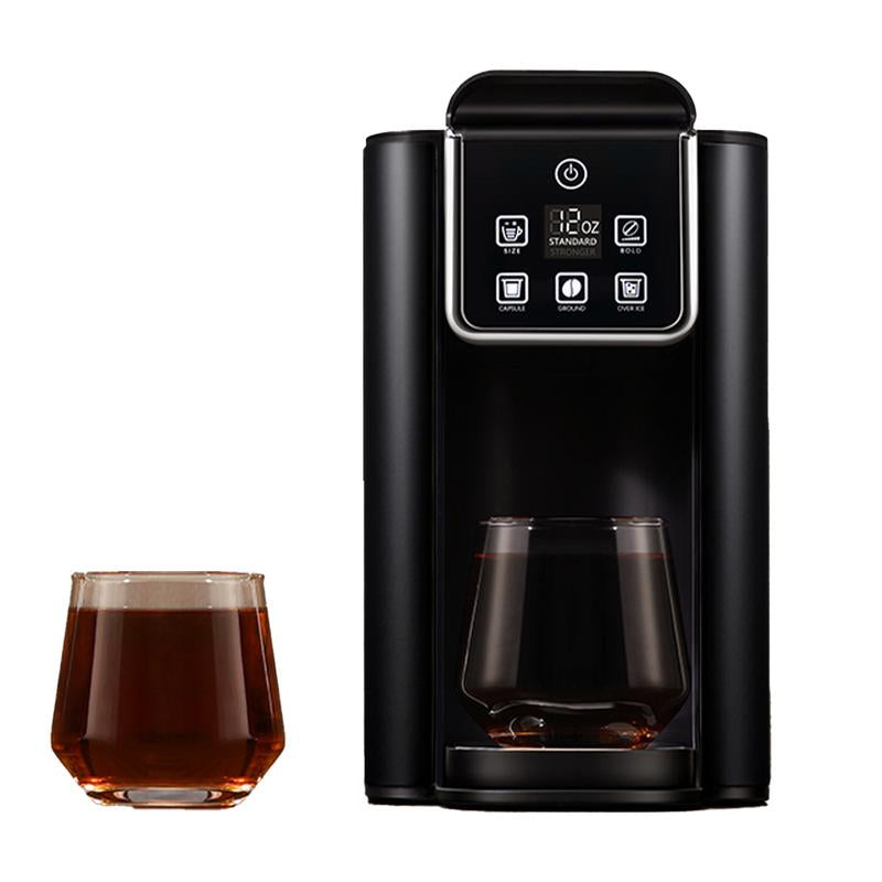 SHARDOR Single Serve Coffee Maker - Versatile Hot & Iced Brew, 5 Cup Sizes, 20 Bar Espresso Machine with Milk Frother & Touchscreen for K Cup Pods & Ground Coffee