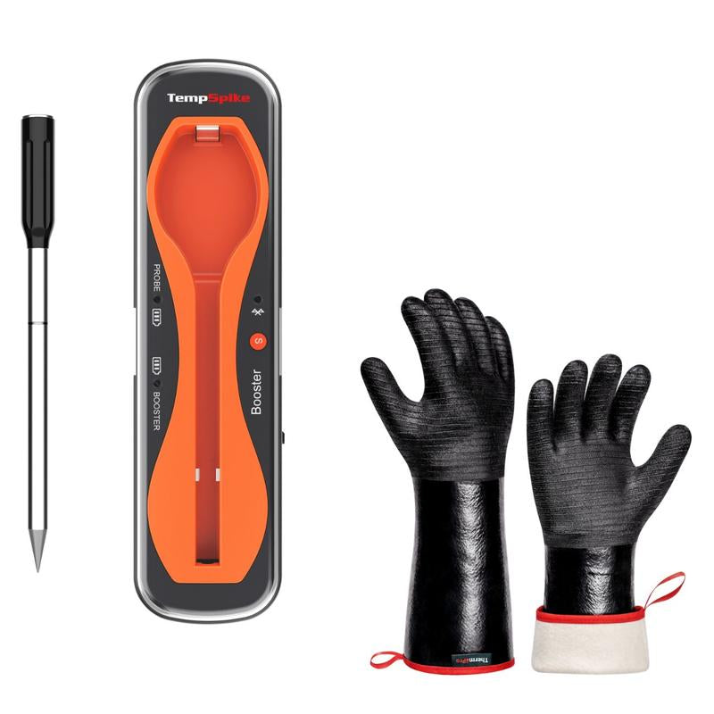 Tempspike Core Bluetooth Meat Thermometer – Rechargeable, Waterproof, High Accuracy, Fast Readings, App Compatible, with Coupon & Free Gift!