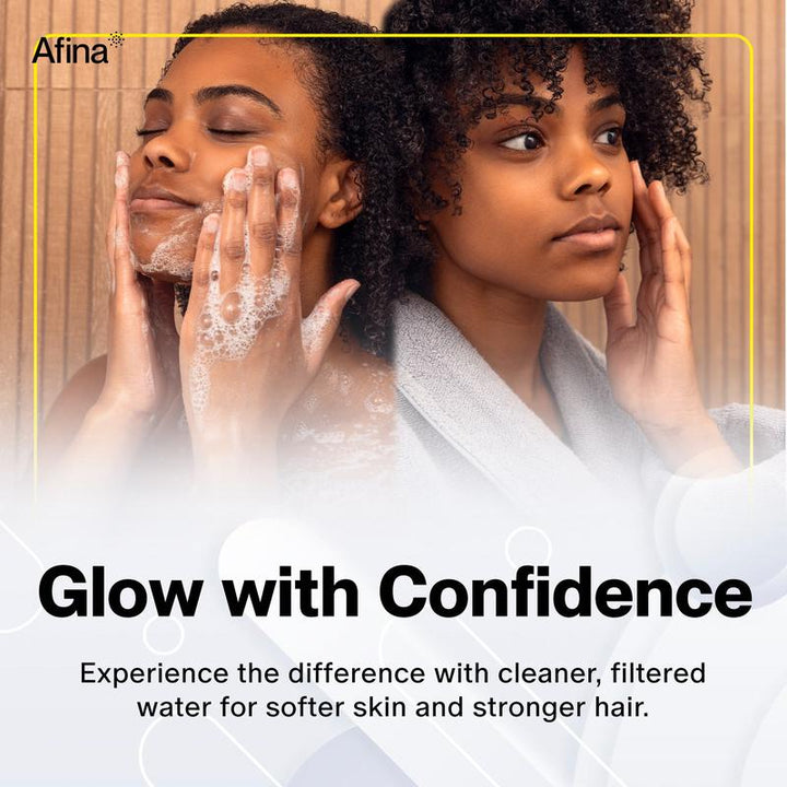 Revitalize Your Shower Experience: Afina High Pressure Filtered Shower Head for Healthier Skin, Hair & Nails - Say Goodbye to Dryness, Dandruff & Eczema!