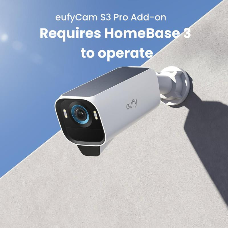 Eufycam S3 Pro 2-Cam Kit - 4K Solar-Powered Wireless Security Cameras with Maxcolor Night Vision, AI Face Recognition, and No Monthly Fees!