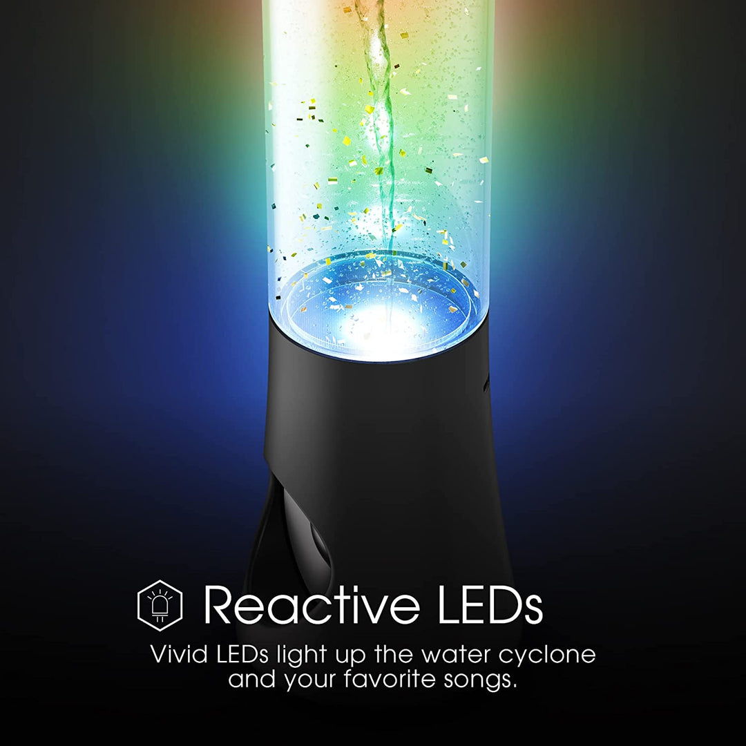 Vortex Tornado TWS Bluetooth Speaker - Portable, Bass-Boosted with 7 LED Light Show & Dual Connectivity for Ultimate Home and Outdoor Enjoyment!