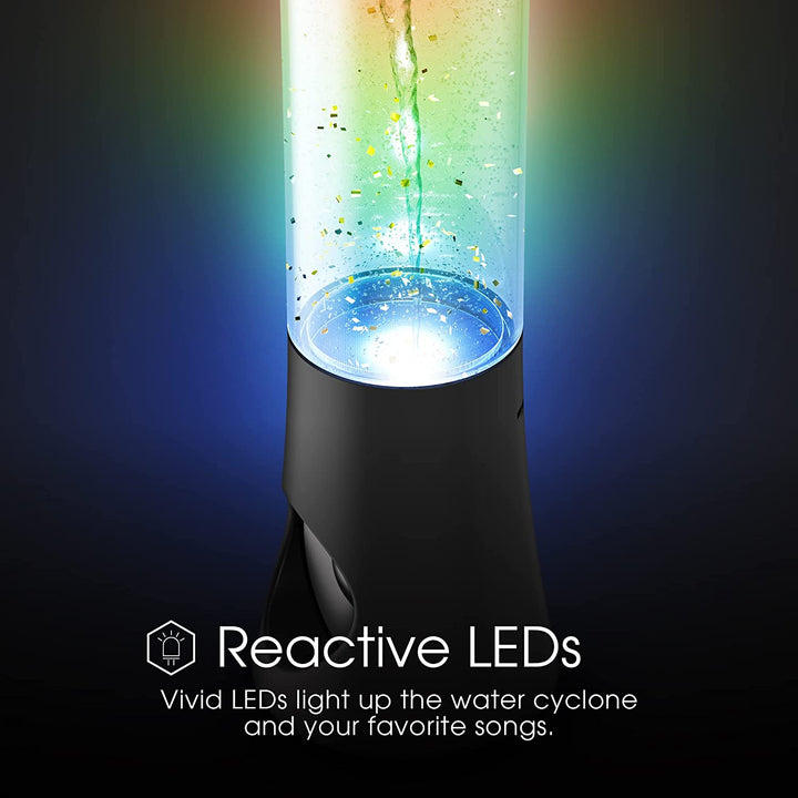 Vortex Tornado TWS Bluetooth Speaker - Portable, Bass-Boosted with 7 LED Light Show & Dual Connectivity for Ultimate Home and Outdoor Enjoyment!