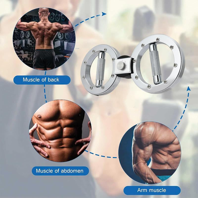 EILISON 12 LB Rotating Burn Machine - 360° Arm Trainer for Forearms, Boxing & Home Workouts (Silver)