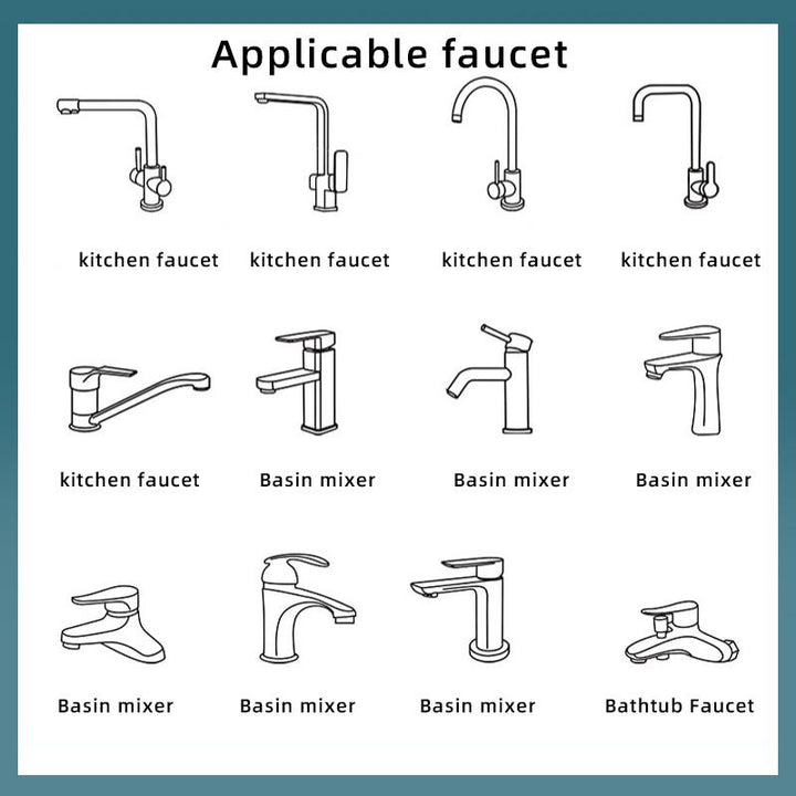 Revolutionary 1080° Rotating Faucet Aerator Extender - Universal Splash Filter for Kitchen & Bathroom Sinks!