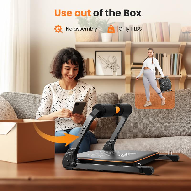 Niceday Ab Workout Machine - Ultimate Core & Stomach Trainer for Home Gym, 330 Lb Capacity, Perfect for Crunches & Sit-Ups!