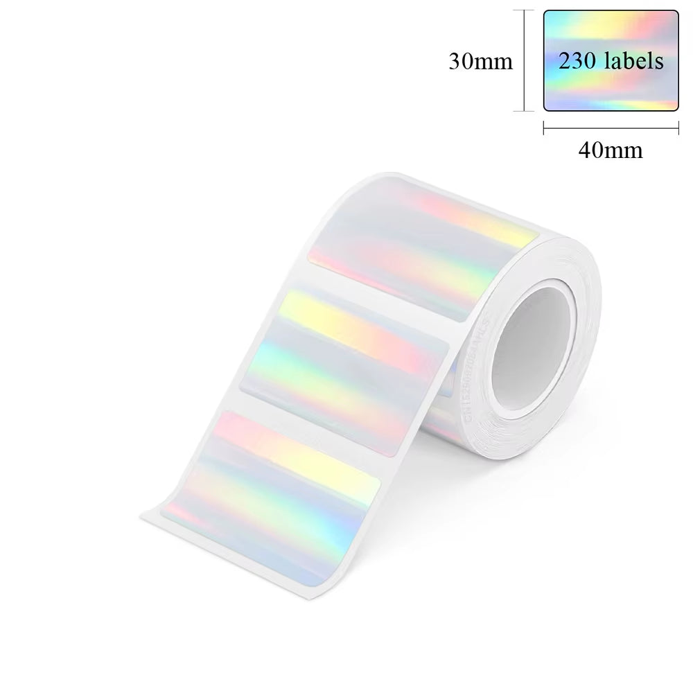Compact Bluetooth Mini Label Printer - Inkless Thermal Adhesive Sticker & Barcode Maker P50