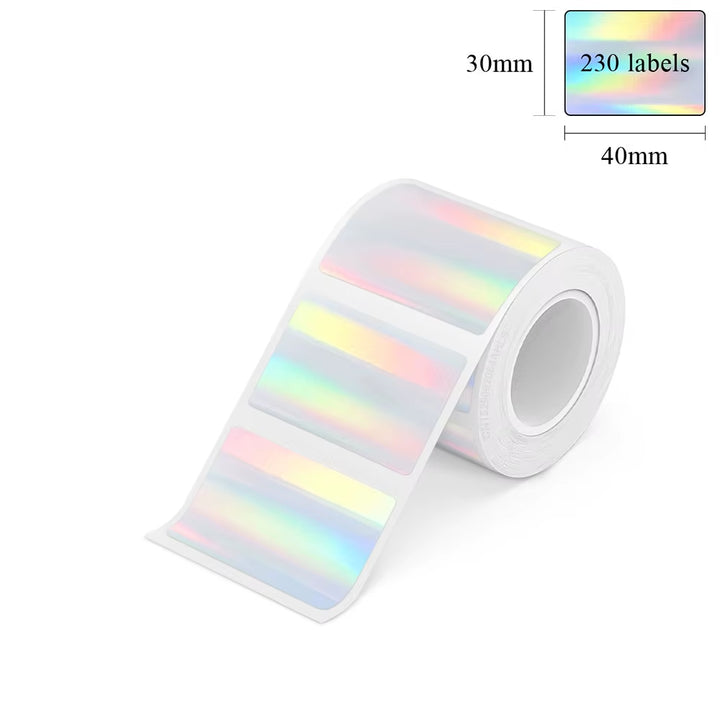 Compact Bluetooth Mini Label Printer - Inkless Thermal Adhesive Sticker & Barcode Maker P50