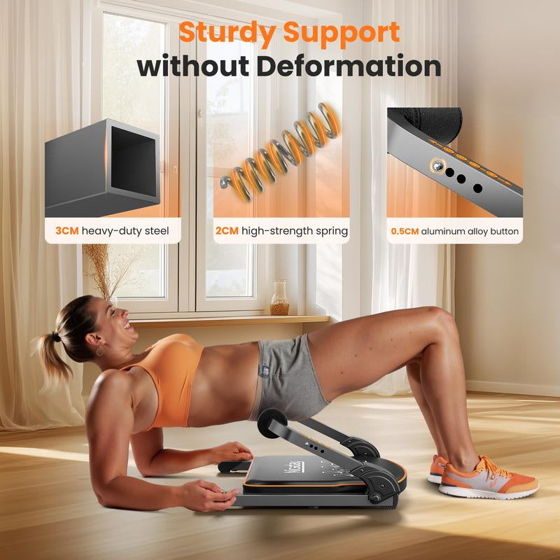 Niceday Ab Workout Machine - Ultimate Core & Stomach Trainer for Home Gym, 330 Lb Capacity, Perfect for Crunches & Sit-Ups!