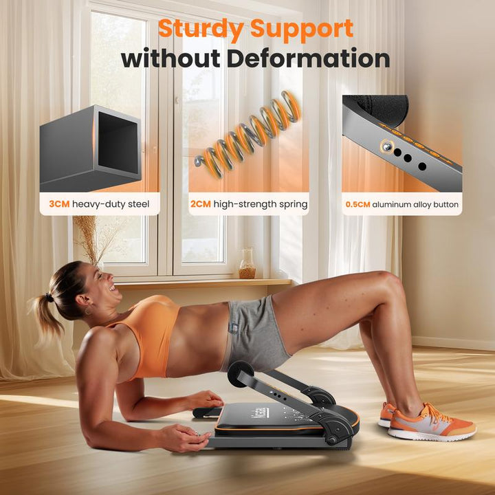 Niceday Ab Workout Machine - Ultimate Core & Stomach Trainer for Home Gym, 330 Lb Capacity, Perfect for Crunches & Sit-Ups!