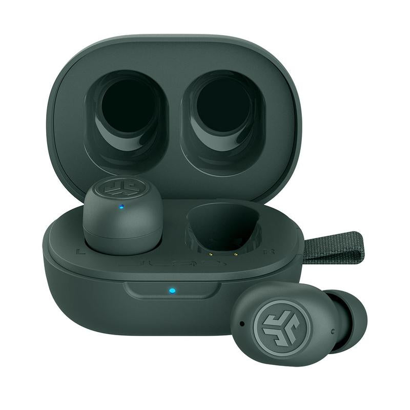 JLab JBuds Mini Earbuds - Ultra-Compact Bluetooth Earbuds with Keyring Fit, Safe Mode, and Custom EQ for Android/iPhone