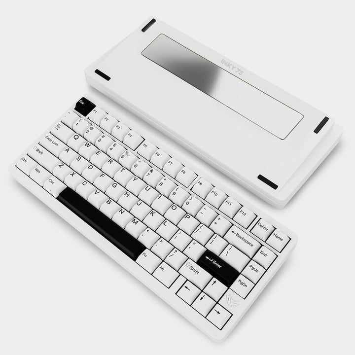 Elecfox INKY75 75% Aluminum Mechanical Keyboard - Rechargeable RGB Backlight, Perfect Father's Day Gift for PC Gamers!