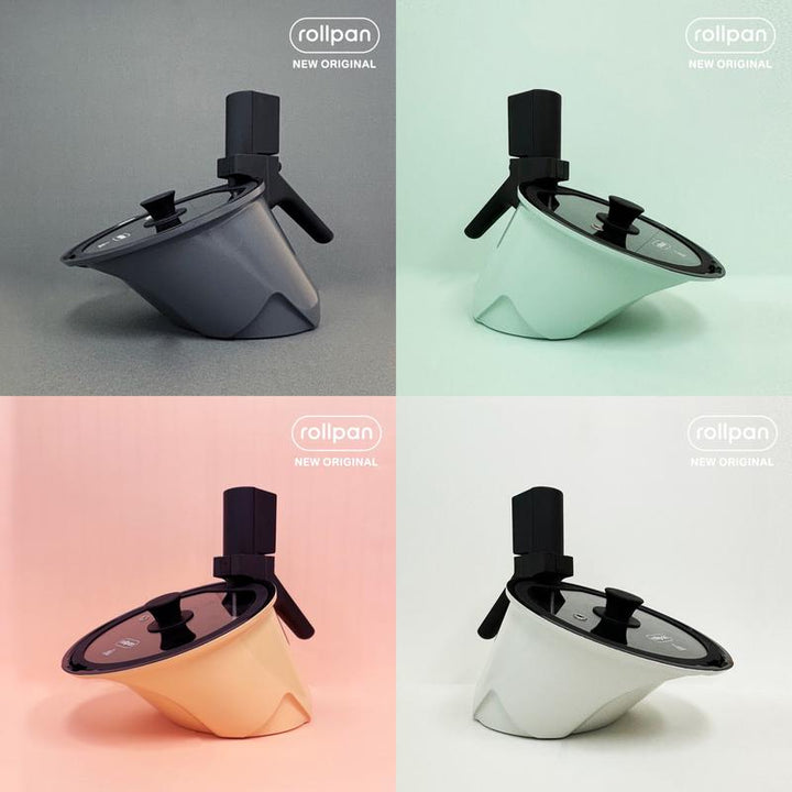 Revolutionary Rollpan - The Automatic Rotating Cooking Pot for Effortless Meals