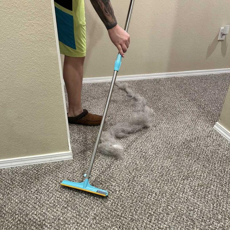 Uproot Cleaner Xtra - Ultimate Pet Hair Remover with 60" Handle for Effortless Floor and Surface Cleaning