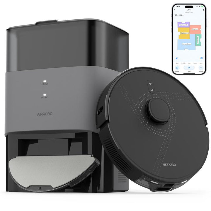 AIRROBO G60 & L40+ & L50+ Robot Vacuum and Mop Series - Ultimate Cleaning with Self-Empty Station and Ultrasonic Carpet Detection