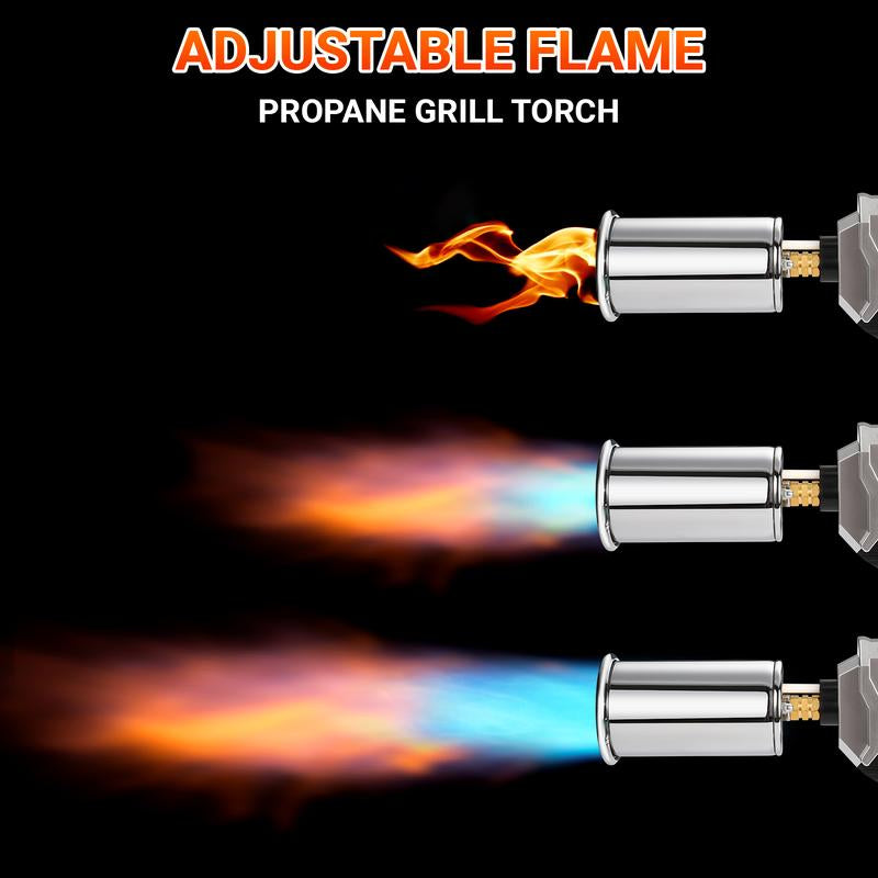 Ultimate Kitchen Torch - 700,000 BTU Culinary Blow Torch for BBQ, Steak, and Creme Brulee - Perfect Outdoor Cooking & Campfire Starter - Ideal Christmas Gift!