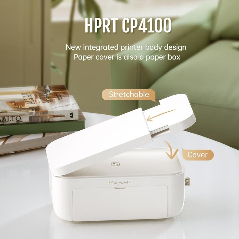 Portable 4X6 Photo Printer with 20 Sheets & 1 Ribbon - Perfect for iPhone, Android & Smartphones - Thermal Dye-Sublimation & AR Video Printing