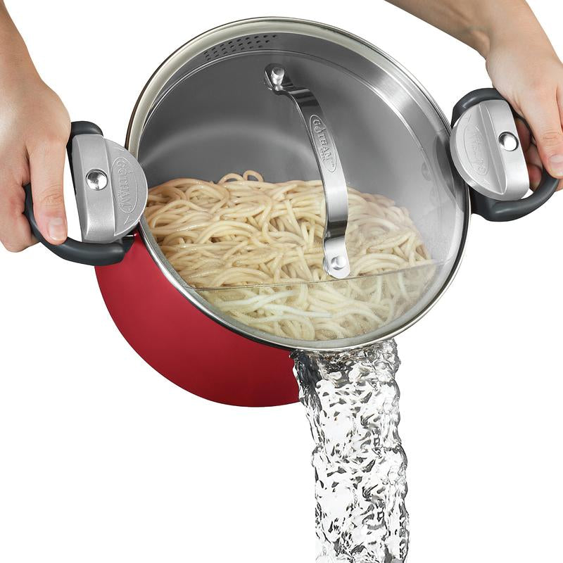 Ultimate Pasta Pot with Strainer Lid - Cook Perfect Pasta Every Time!