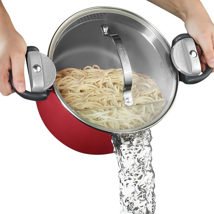 Ultimate Pasta Pot with Strainer Lid - Cook Perfect Pasta Every Time!