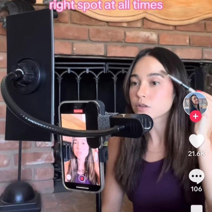 Versatile Adjustable Clip-On Convex Mirror for Selfies, Tripods, and Security - Perfect for Influencers and UGC Creators!