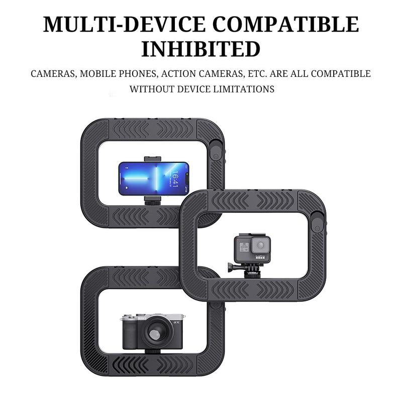 USB Rechargeable Selfie Ring LED Ring Light, Clip-On Selfie Fill Light, Mobile Power Supply for Charging Other Devices, Tripod Light, Photography Flash, Videography Equipment, Stabilize Mobile Phone Lens