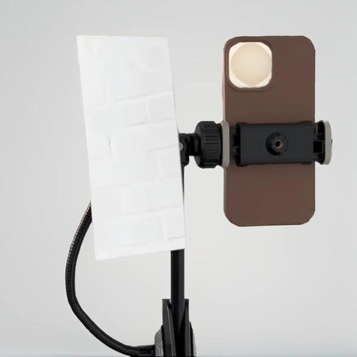 Versatile Adjustable Clip-On Convex Mirror for Selfies, Tripods, and Security - Perfect for Influencers and UGC Creators!
