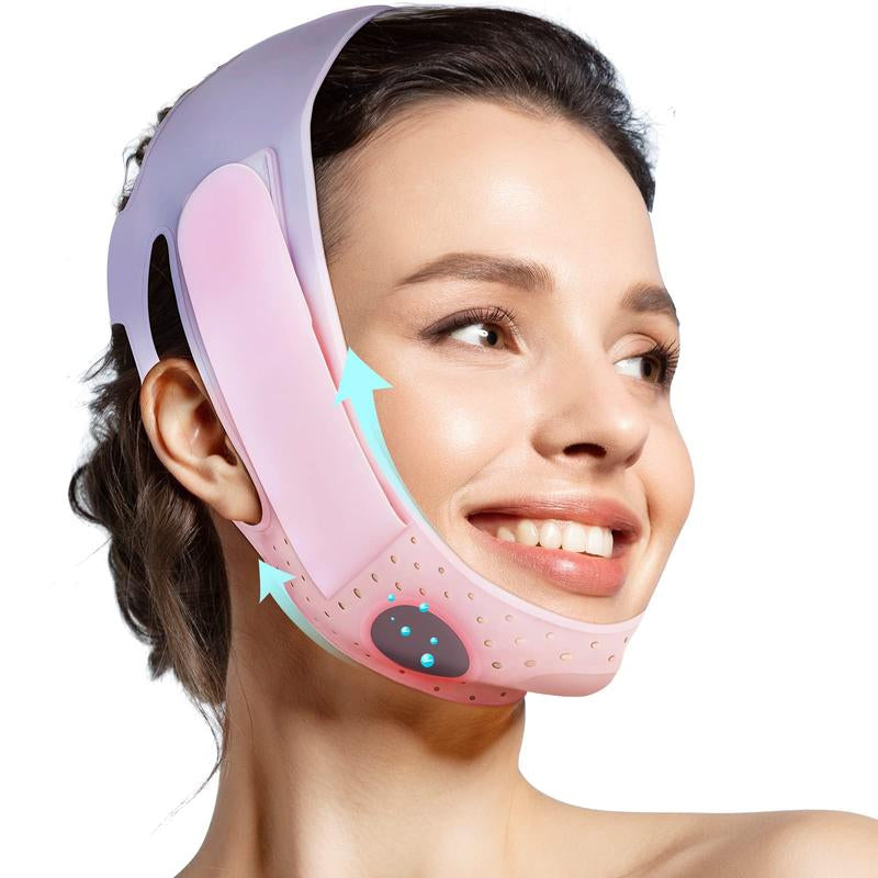 V Line Face Lifting Mask - Adjustable Double Chin Strap for Enhanced Facial Contour - Soft Silicone for Comfort - Multicolor Options Available