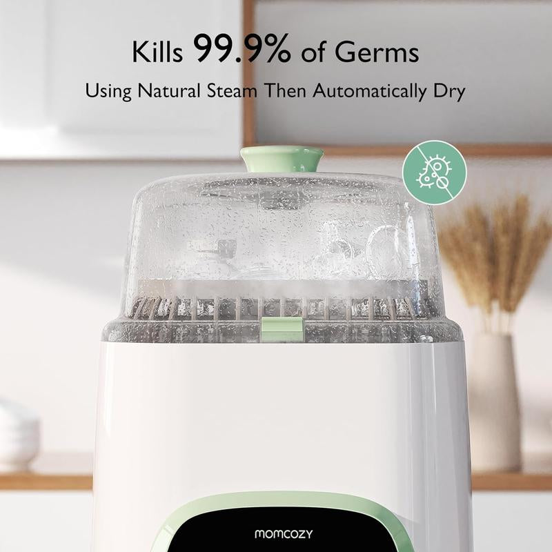Momcozy Kleanpal Pro: Ultimate Baby Bottle Washer, Sterilizer & Dryer Combo - Effortless Cleaning for All Bottles & Baby Items!
