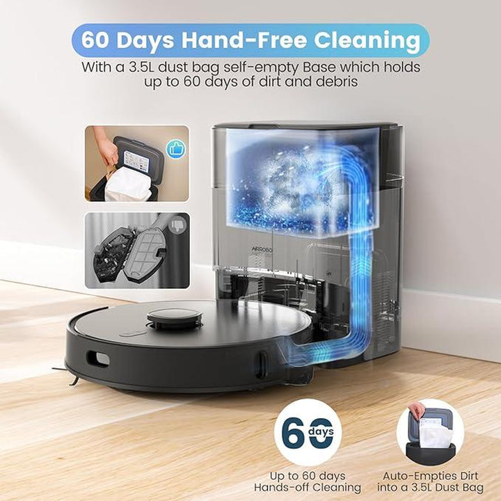 AIRROBO G60 & L40+ & L50+ Robot Vacuum and Mop Series - Ultimate Cleaning with Self-Empty Station and Ultrasonic Carpet Detection