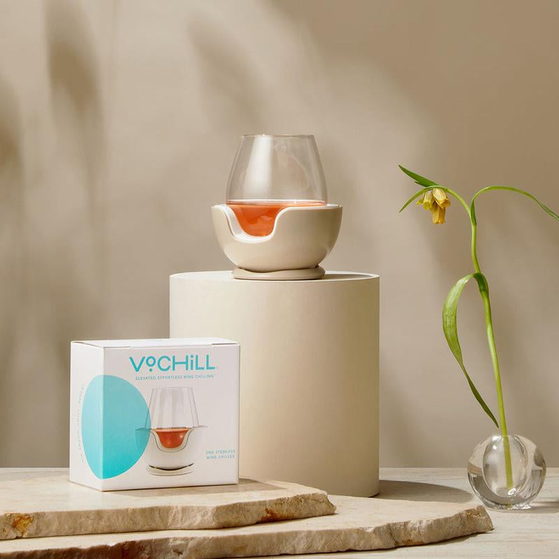 Chic Stemless Wine Chiller - Keep Your Wine Perfectly Chilled!
