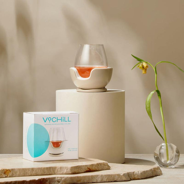 Chic Stemless Wine Chiller - Keep Your Wine Perfectly Chilled!