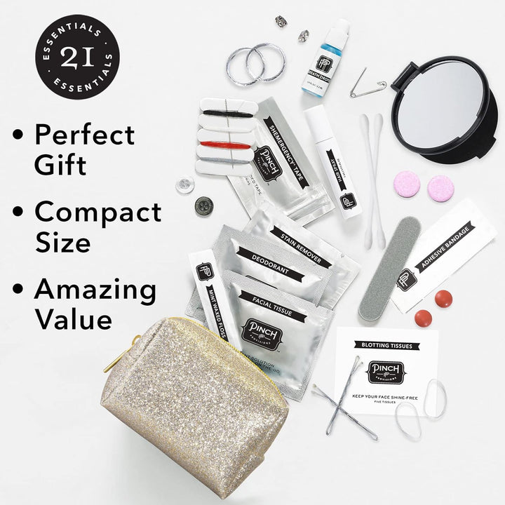 Ultimate Emergency Mini Travel Kit: 21 Essential Day-Trip or Wedding Day Must-Haves - The Perfect Gift for Bridal Showers!