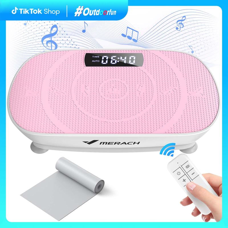 Revitalize Your Fitness Routine: MERACH Vibration Plate Exercise Machine for Whole Body Wellness and Lymphatic Drainage