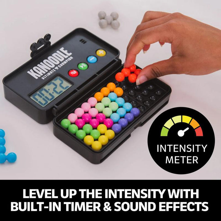 Kanoodle Ultimate Champion - 500 Brain-Boosting Puzzles for Ages 7+, 2D & 3D Modes, Perfect Gift for Visual and Spatial Reasoning Skills!