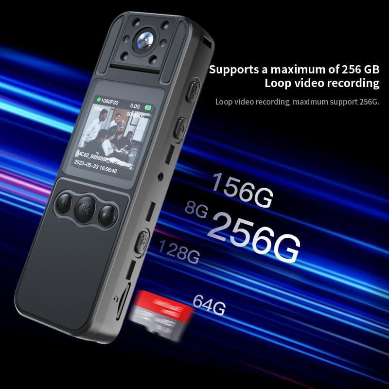 KOGGII 1080P HD Portable Wearable Camera with Night Vision - Perfect for Family, Outdoor Adventures, Vlogging, and Streaming!