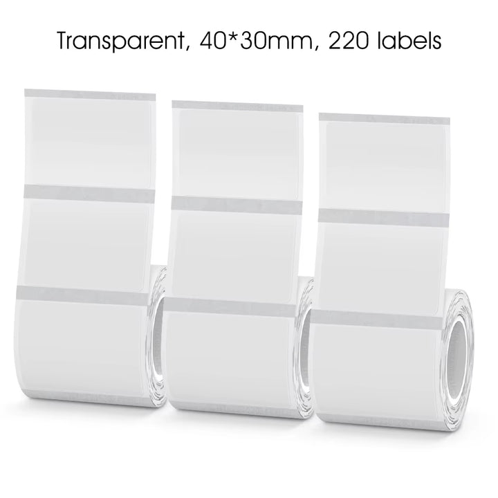 Compact Bluetooth Mini Label Printer - Inkless Thermal Adhesive Sticker & Barcode Maker P50